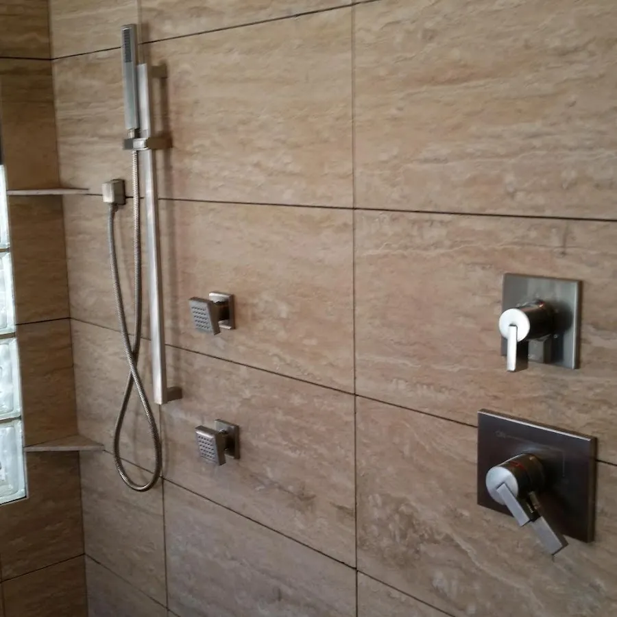 Shower fixture installation for Water Heater Replacement in Chelmsford